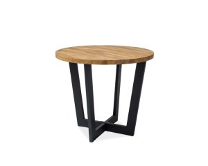 Стол Signal Cono 90x90 Дуб/Черный